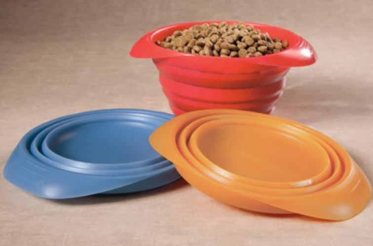 collapsible dog bowl