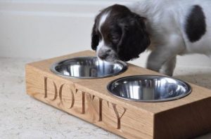 monogrammed dog bowls